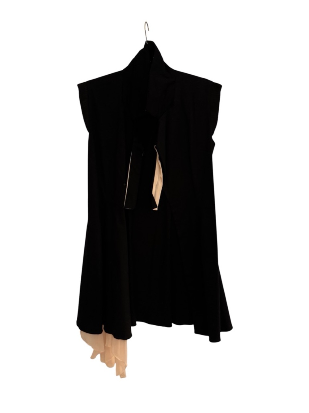 Jessie Hill Black Dress with Cream Accent